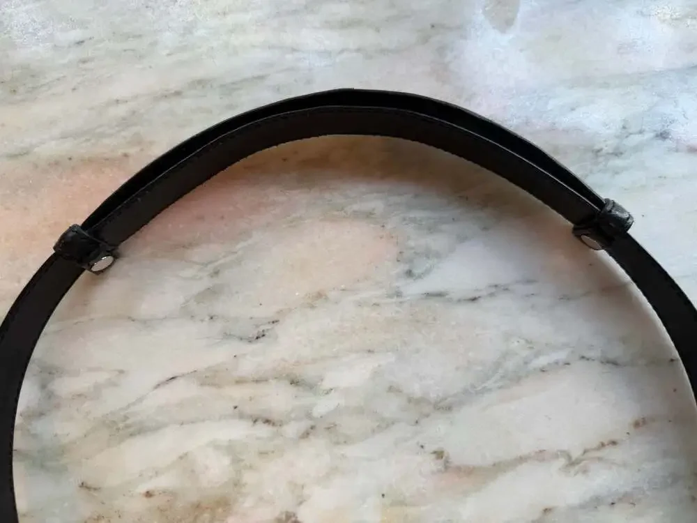 Unknown black leather